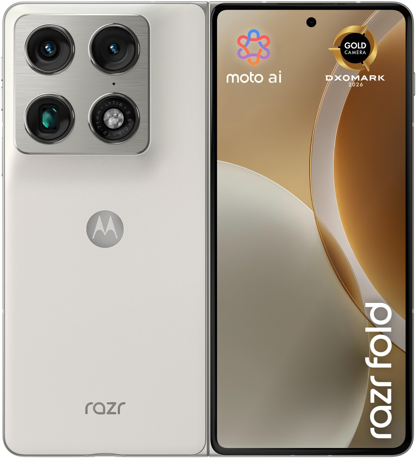 Motorola Razr Fold 5G Dual-SIM weiß - Ohne Vertrag