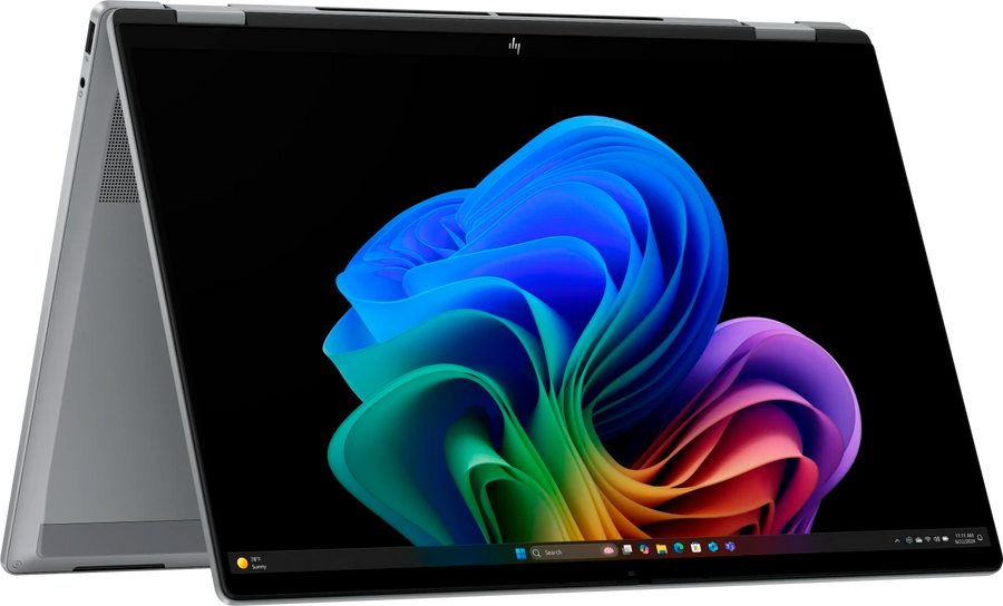 HP OmniBook X Flip 2-in-1 16-ar0178ng 16" 2025 3K TS OLED Ryzen AI 7 32 GB / 2 TB SSD W11H QWERTZ silber Renew - Ohne Vertrag