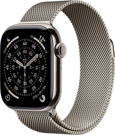 Watch 11 5G Titanium Natural 42 mm Milanese Loop Natural MF8P4