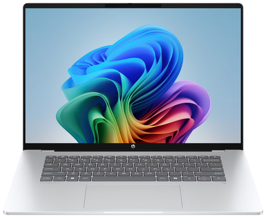 HP OmniBook 5 NGAI 16-bf0154ng 16" 2025 OLED Snapdragon X1-26-100 16 GB / 512 GB SSD W11H QWERTZ Silber Renew - Ohne Vertrag