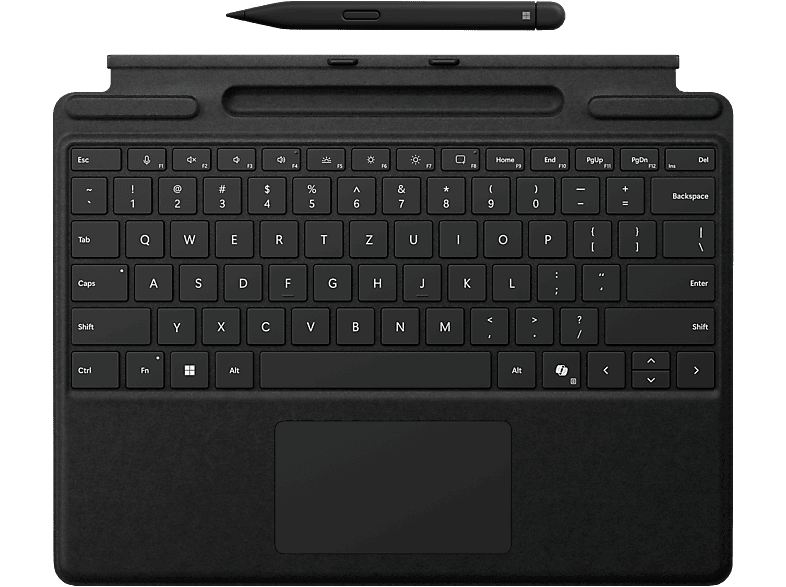 Microsoft Surface Pro Keyboard mit Slim Pen Tastatur mit Stift Schwarz - Ohne Vertrag