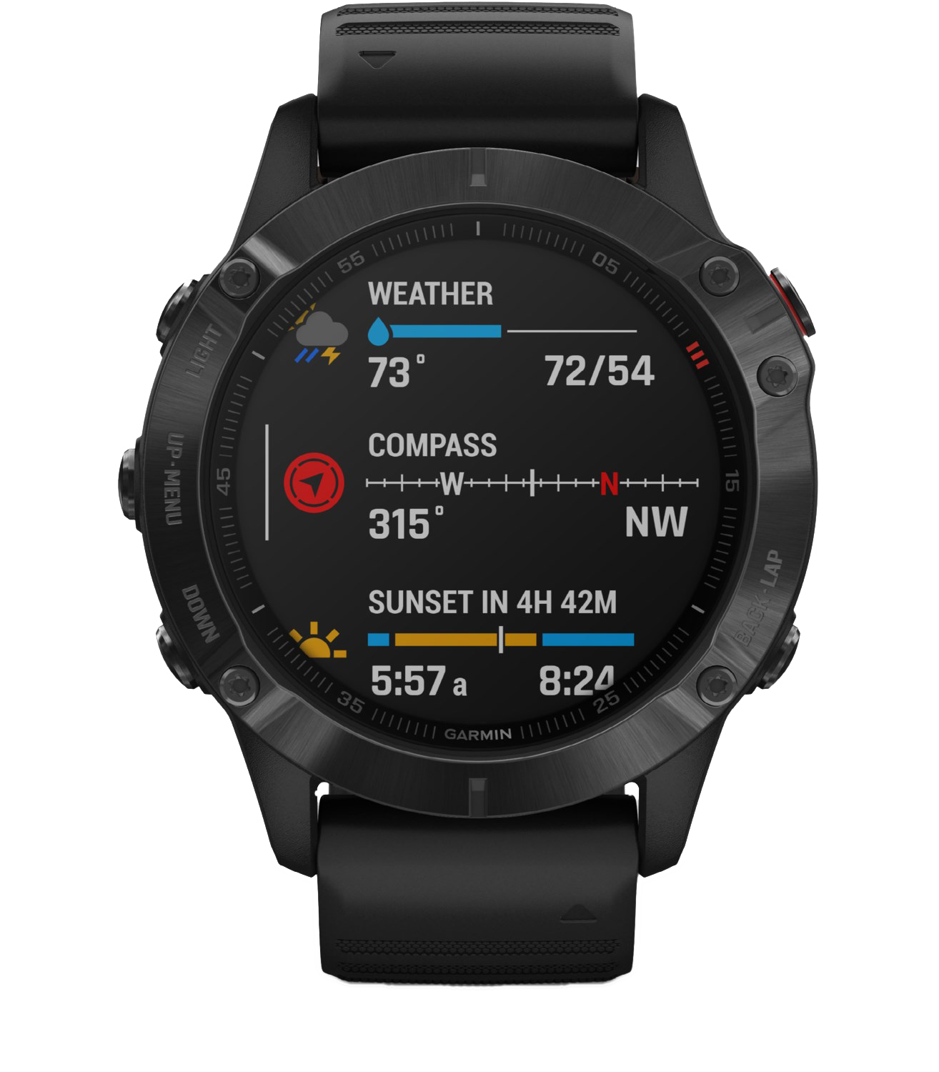 Garmin Fenix 6 Pro Schwarz - Onhe Vertrag