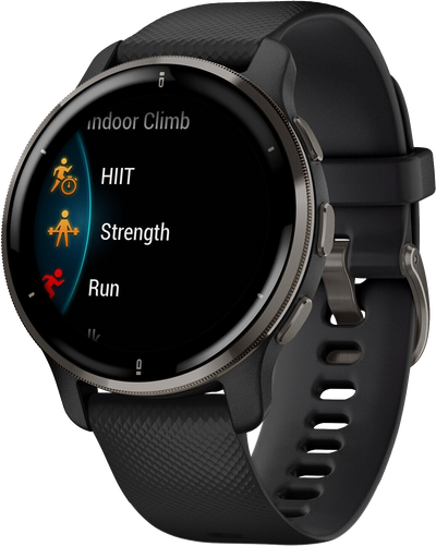 Venu 2 PLUS schwarz/schiefergrau Silikon