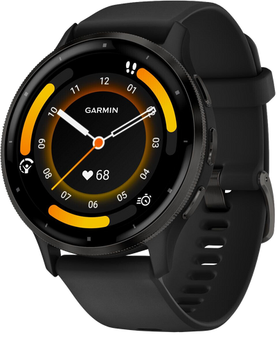 Venu 3 GPS  Schwarz/Schiefergrau Silikon-Armband