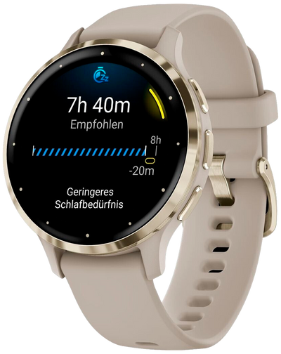 Venu 3S GPS French Gray/Softgold Silikon-Armband