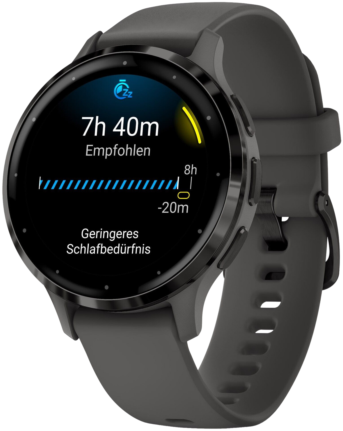 Garmin Venu 3S GPS Kieselgrau/Schiefergrau Silikon-Armband grau - Ohne Vertrag