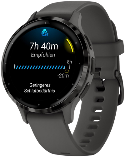 Venu 3S GPS Kieselgrau/Schiefergrau Silikon-Armband
