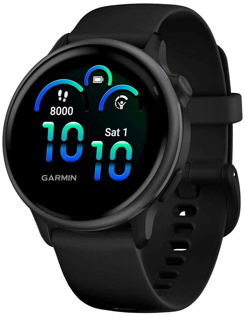 Garmin Vivoactive 6 Schwarz Armband Schiefergrau - Ohne Vertrag
