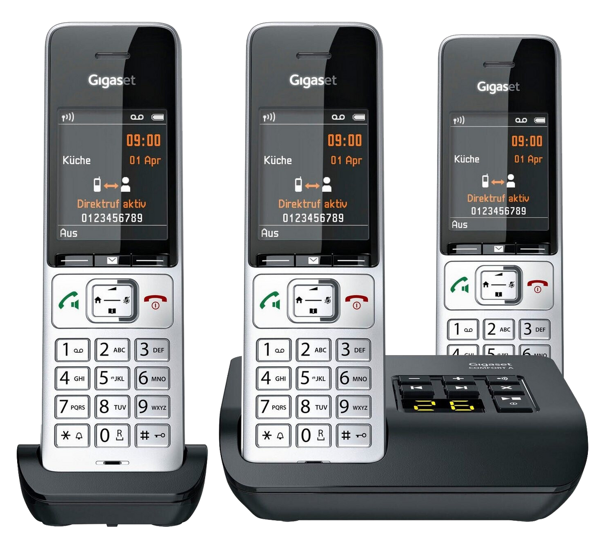Gigaset COMFORT 500A Trio - Ohne Vertrag