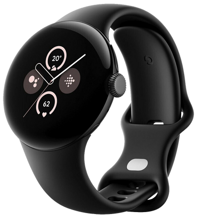 Pixel Watch 2 Bluetooth Matte Black Sportarmband Obsidian