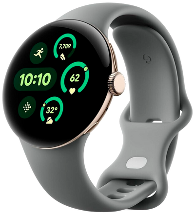 Pixel Watch 3 Bluetooth 41mm Champagne Gold Sportarmband Hazel Differenzbesteuert