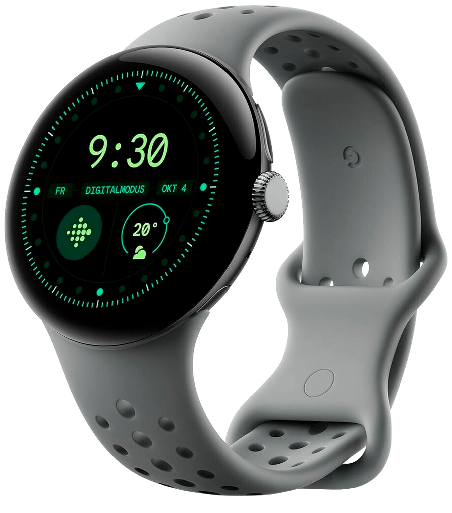 Google Pixel Watch 3 45mm 4G Matte Hazel Sportarmband Hazel - Ohne Vertrag