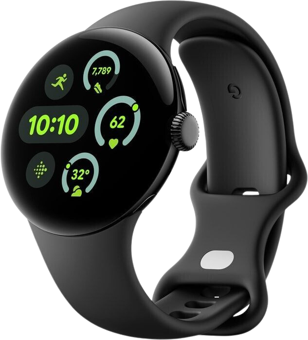 Google Pixel Watch 3 4G 41mm Matte Black Sportarmband Obsidian Differenzbesteuert schwarz - Ohne Vertrag