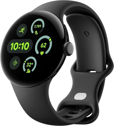 Pixel Watch 3 4G 41mm Matte Black Sportarmband Obsidian