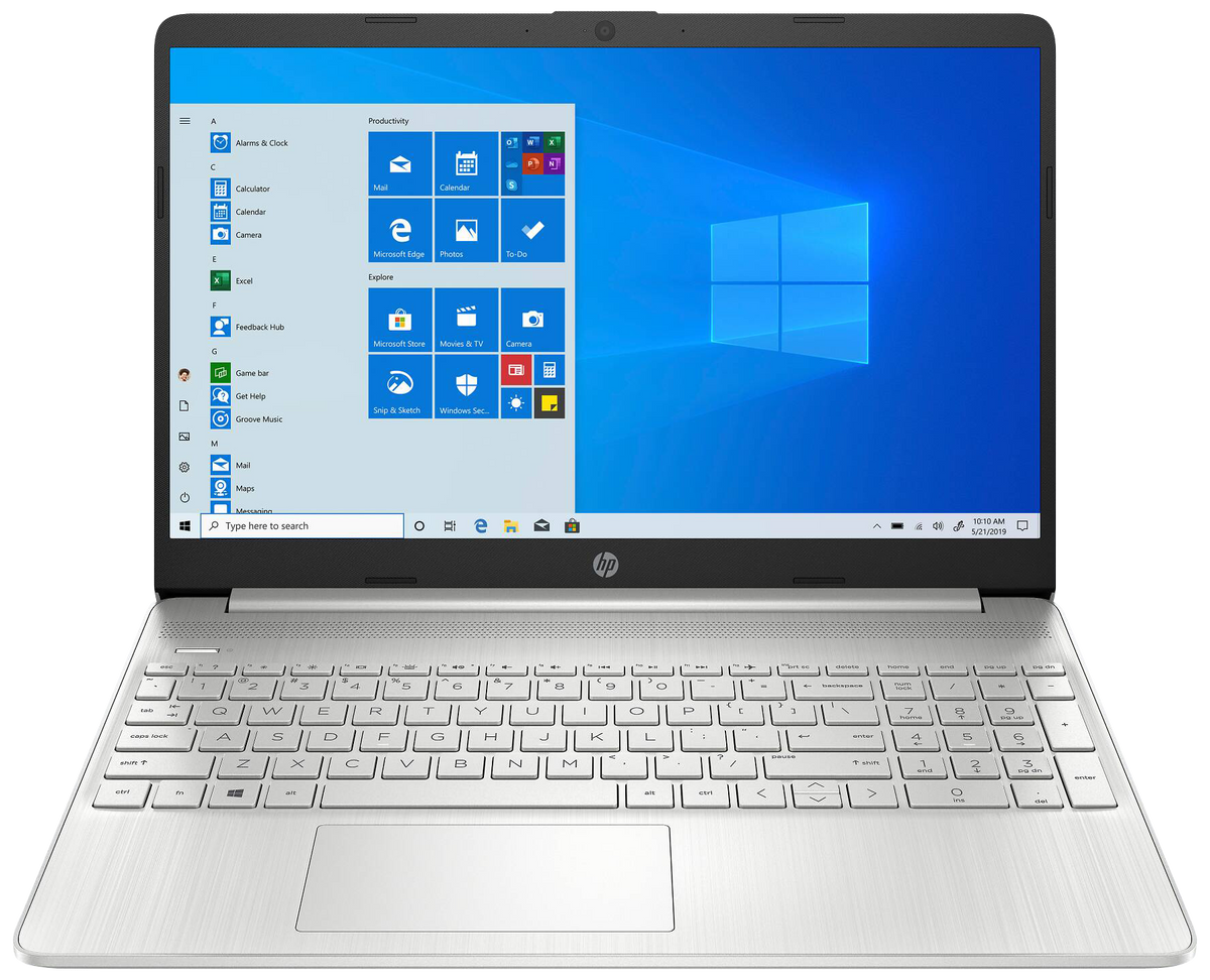 HP 15s-fq0710ng 15" FHD Celeron N4120 4 GB / 128 GB SSD W11S QWERTZ silber Renew - Ohne Vertrag