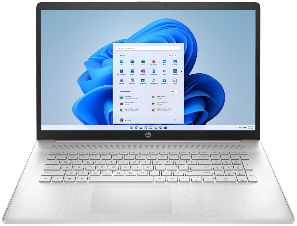 HP 17-cp2637ng  17" 2023 FHD Ryzen 3 7320U 8 GB / 512 GB SSD W11H QWERTZ Silber - Ohne Vertrag