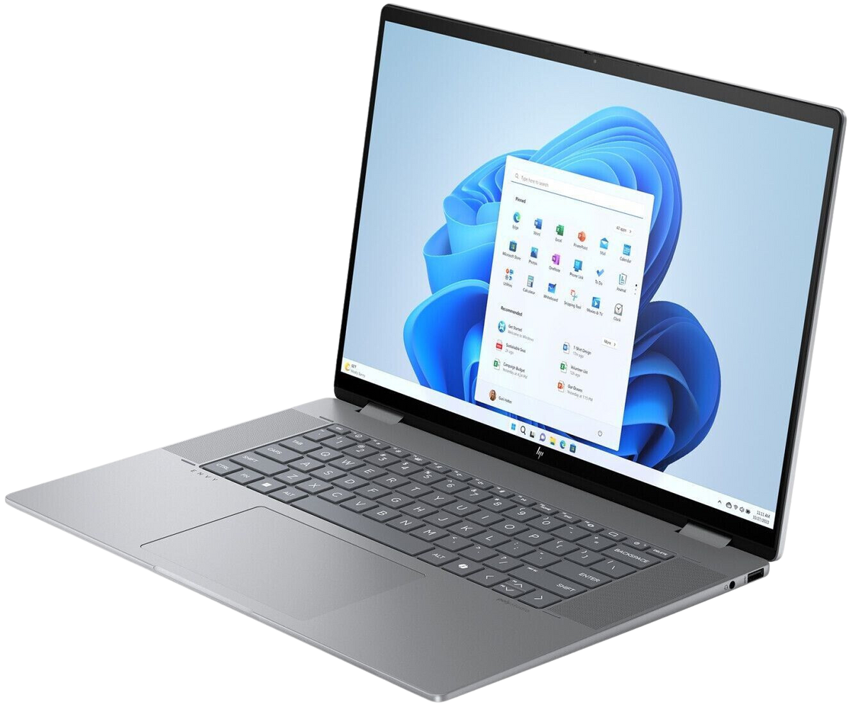 HP Envy x360 16-ad0756ng 16" 2024 WUXGA R5 8640HS 16 GB / 512 GB W11H QWERTZ Silber - Ohne Vertrag