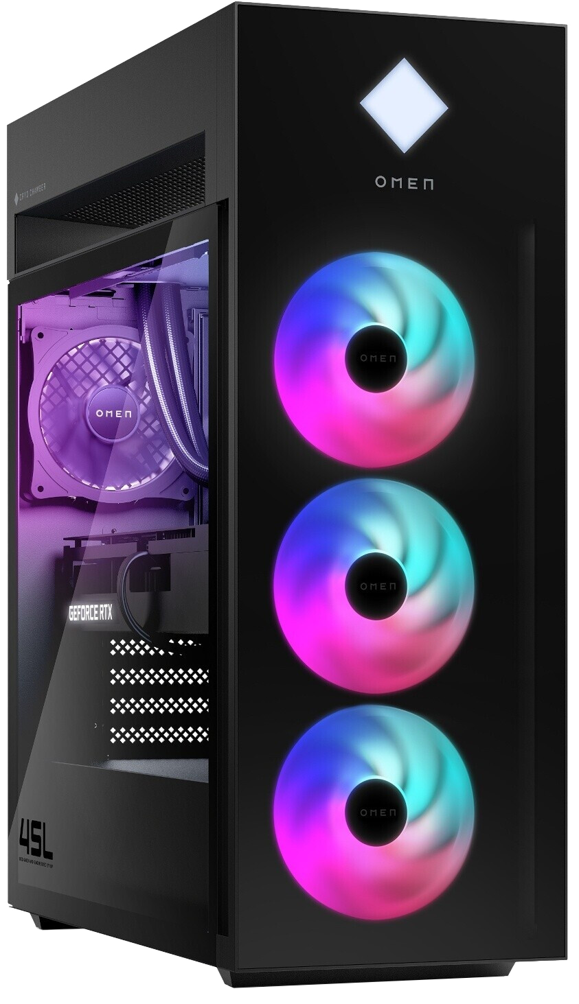 HP OMEN 45L Gaming DT GT22-3199ng Ultra 9 285K 64 GB / 4 TB SSD RTX 5090 32GB W11H Renew Schwarz - Ohne Vertrag