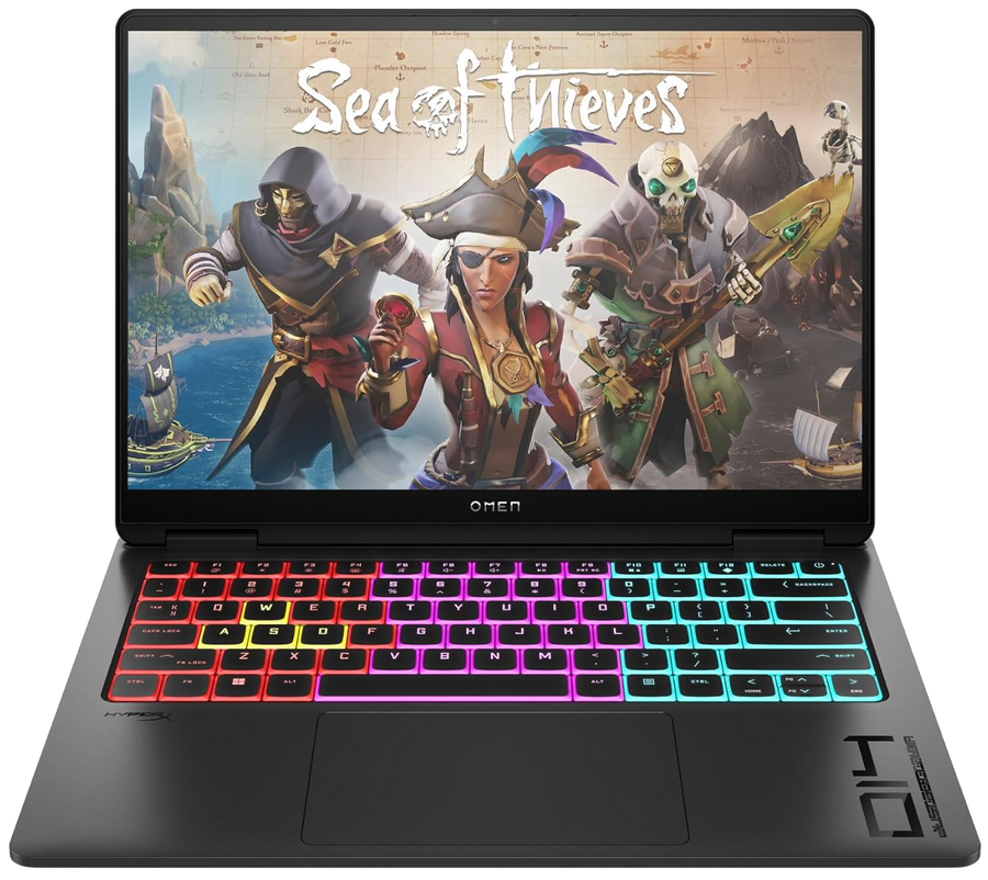HP OMEN 14" 2024 2,8K Core Ultra 9 185H 32 GB / 1 TB SSD RTX 4070 W11H 14-fb0696ng QWERTZ schwarz - Ohne Vertrag