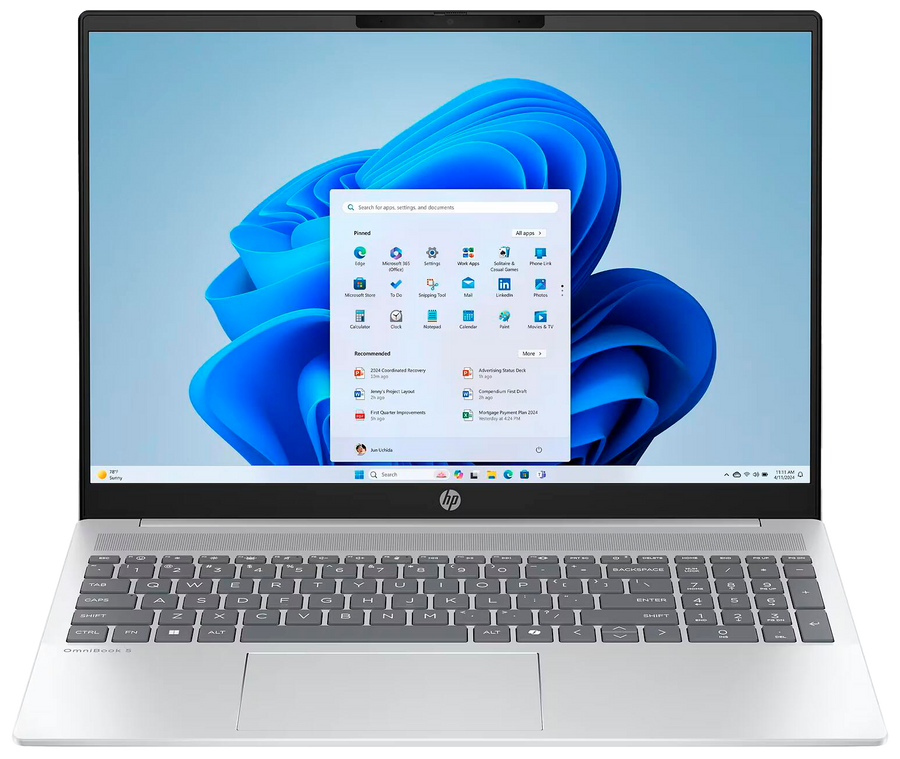 HP OmniBook 5 Flip 14-fp0153ng 14" 2025 WUXGA TS i5-1334U 16 GB / 512 GB SSD W11H QWERTZ silber Renew - Ohne Vertrag