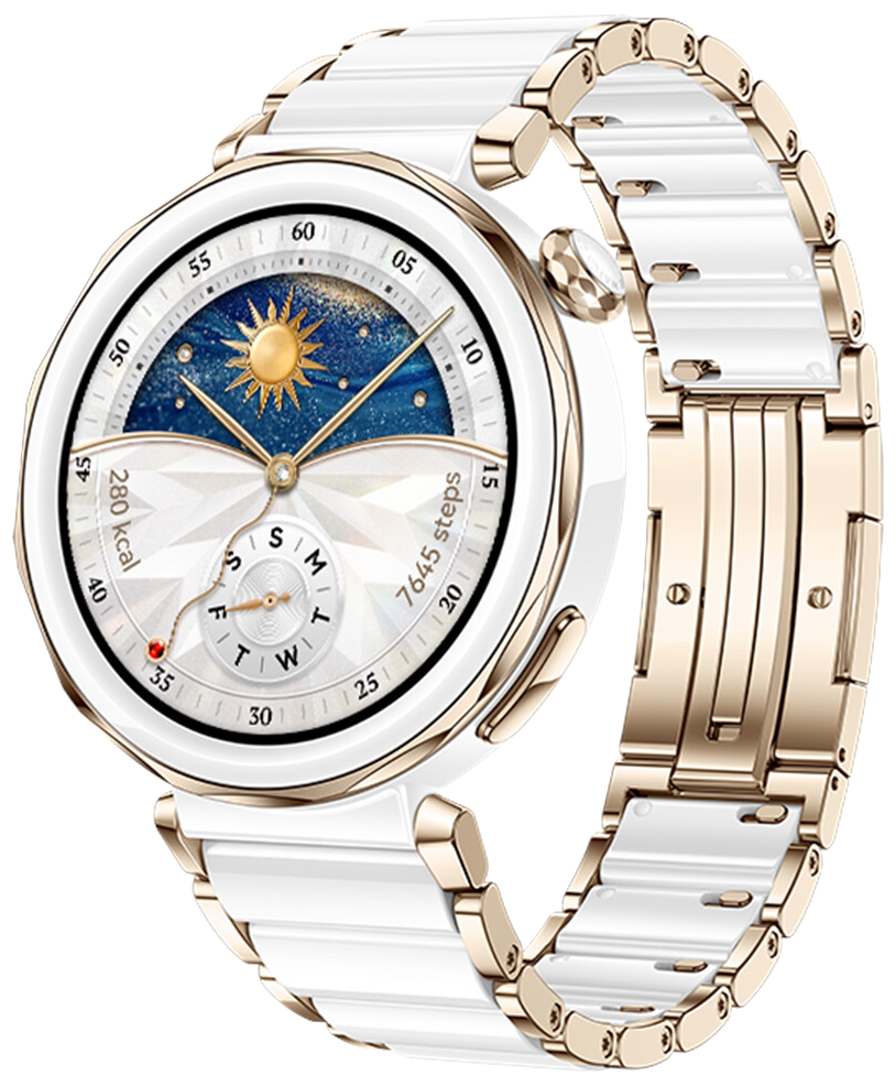 Huawei Watch GT 5 Pro 42mm Ceramic White - Ohne Vertrag