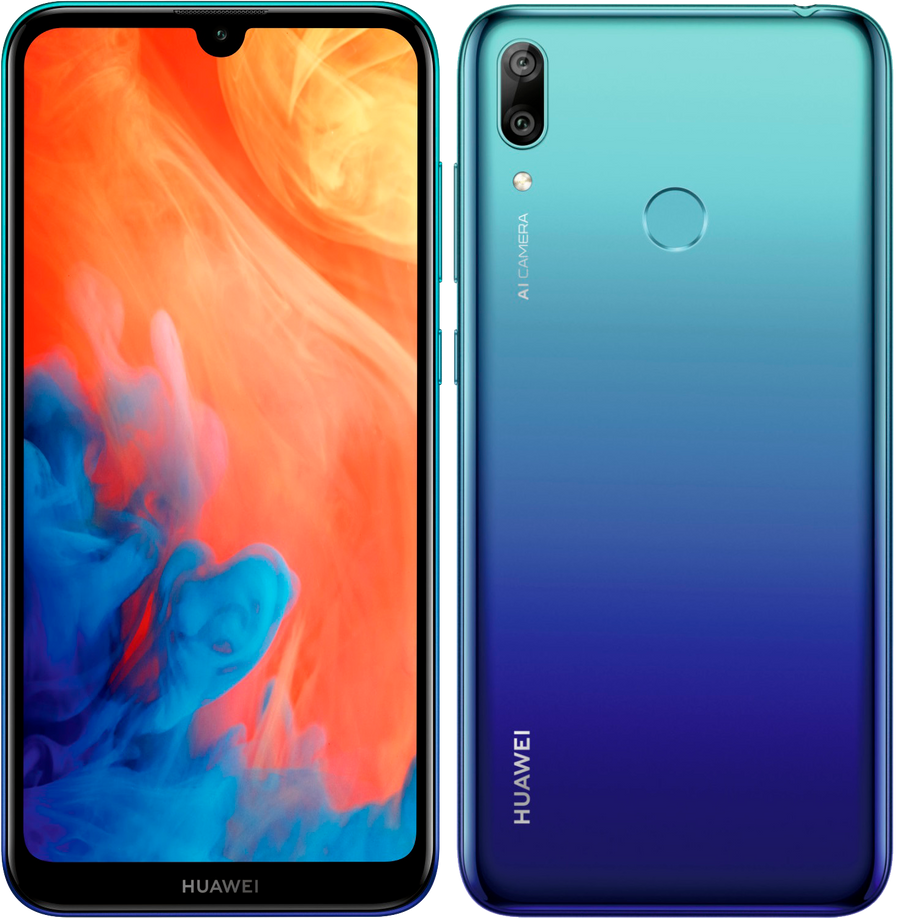 Huawei Y7 (2019) blau - Ohne Vertrag