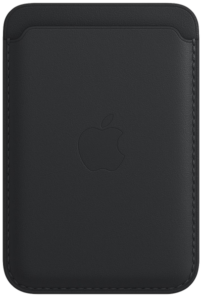 Leather Wallet mit MagSafe Schwarz