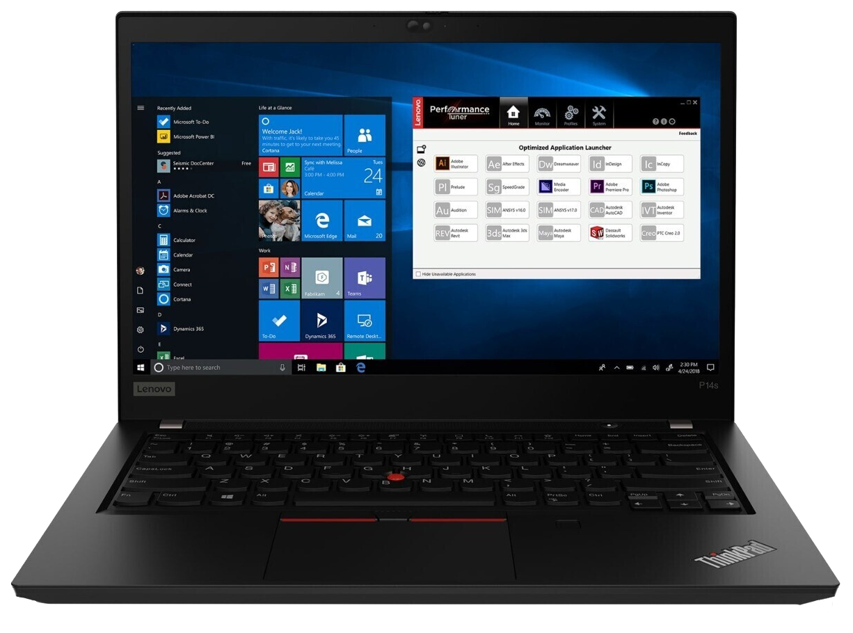 Lenovo ThinkPad P14s G2 14" 2021 FHD Ryzen 7 Pro 5850U 32 GB / 1 TB SSD W10Pro W21A0005EGE QWERTZ schwarz - Ohne Vertrag						