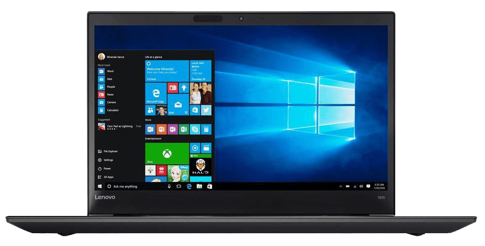 Lenovo ThinkPad T580 i5-6200U 8/256 GB TP00085B schwarz