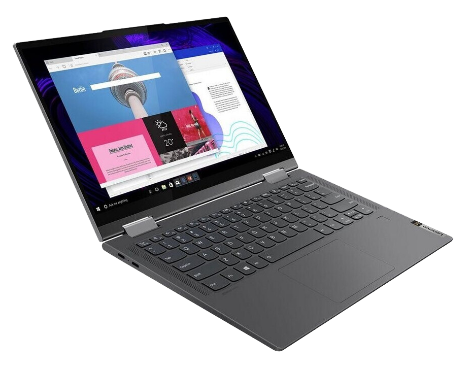 Lenovo Yoga 5G 14" Snapdragon 8CX 8GB RAM 512GB SSD 81XE0001UK QWERTY grau - Ohne Vertrag