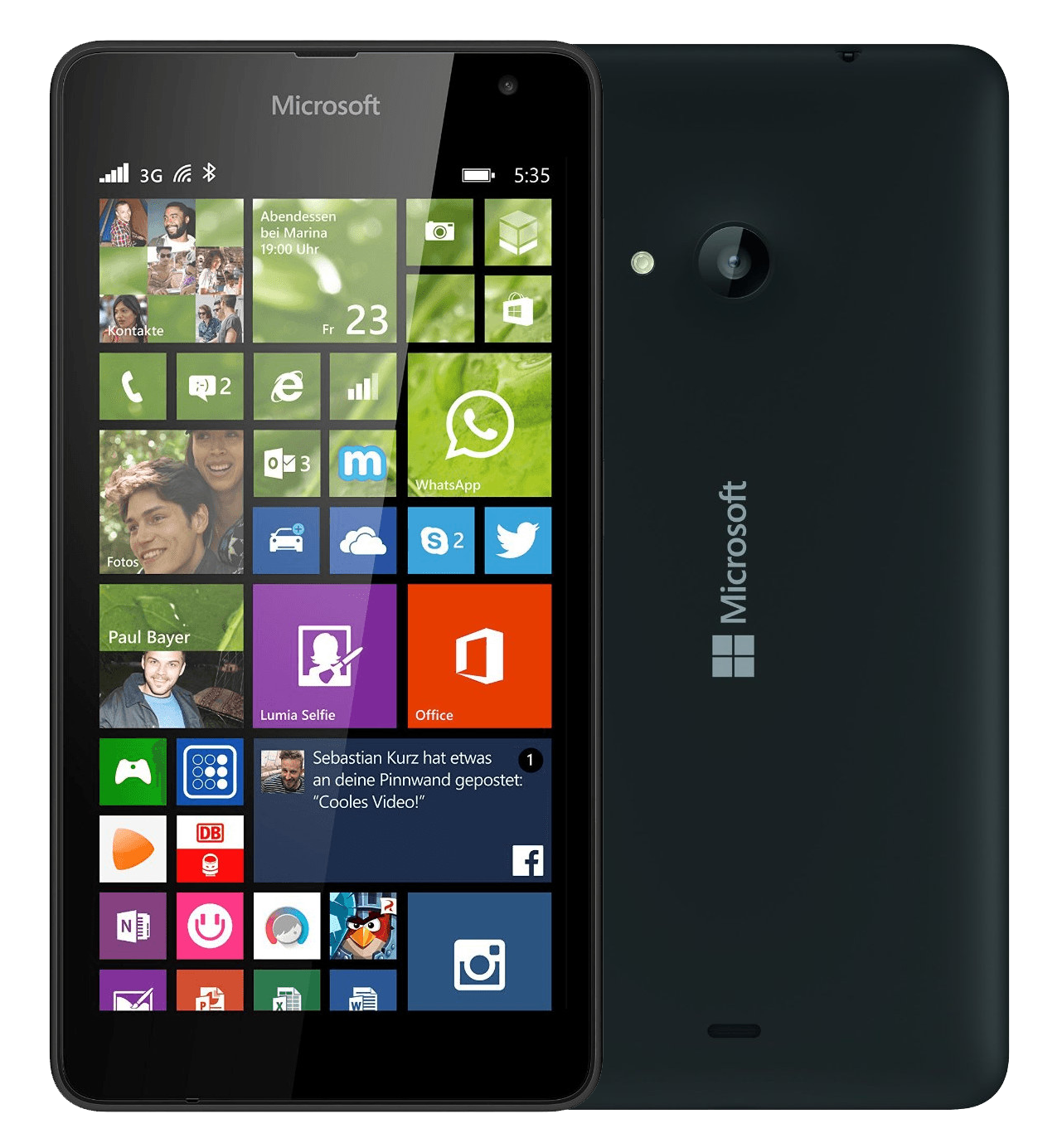 Nokia Lumia 535 schwarz - Ohne Vertrag