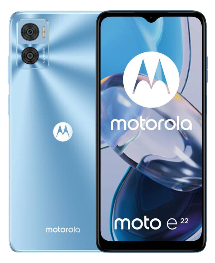 Motorola Moto E22 Dual SIM blau - Ohne Vertrag