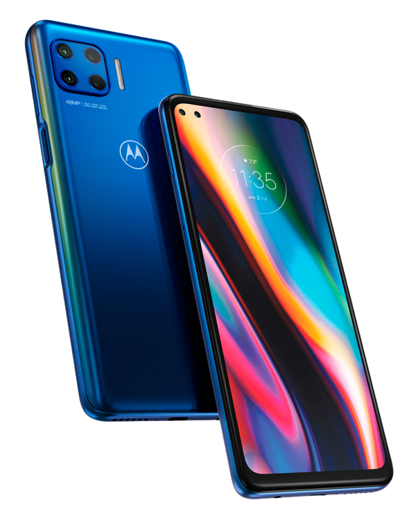 Motorola Moto G 5G Plus blau - Ohne Vertrag