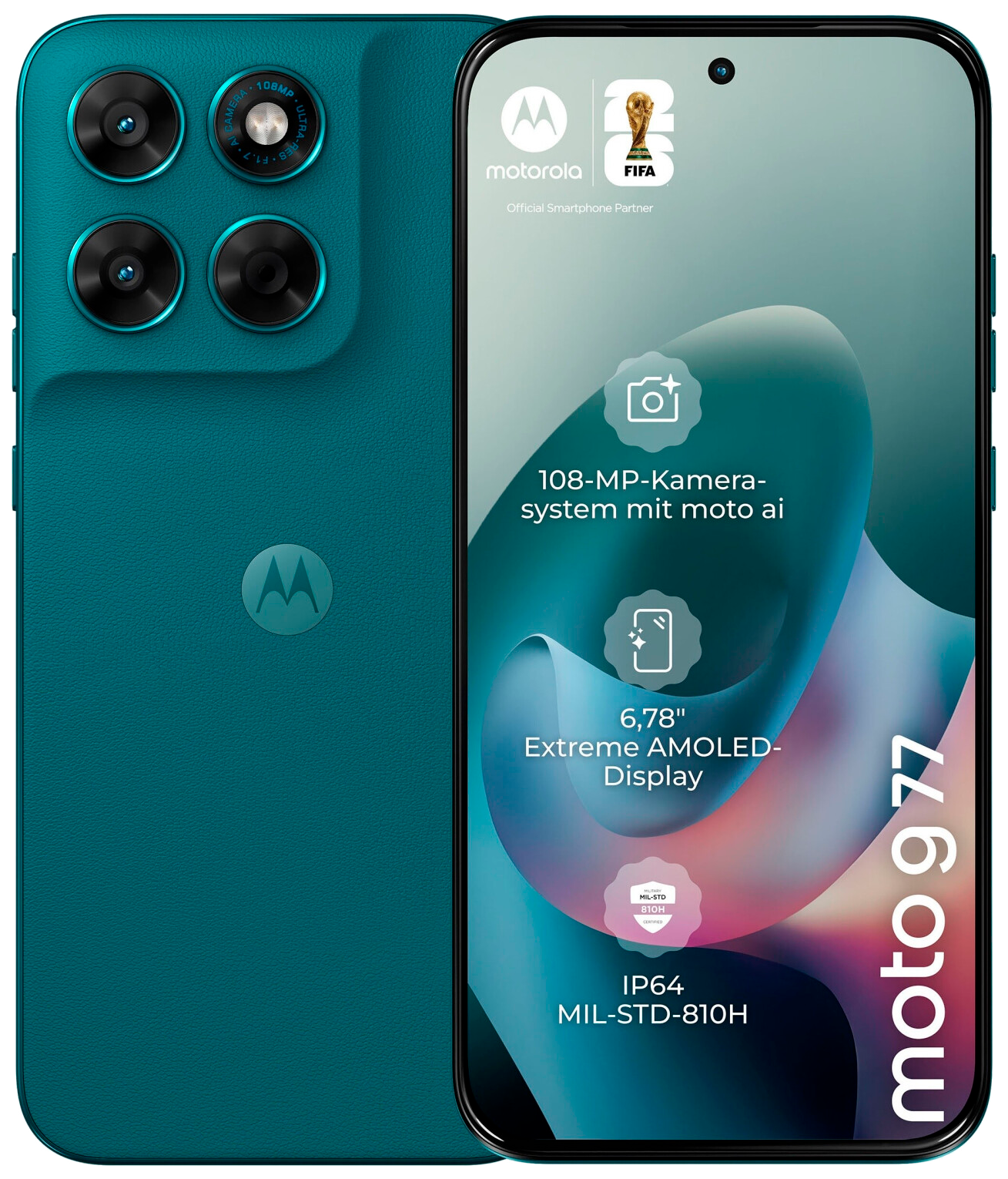 Motorola Moto G77 5G Dual-SIM grün - Ohne Vertrag