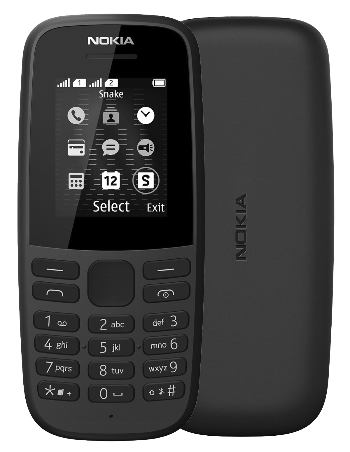 Nokia 105 (2019) Dual-SIM schwarz - Ohne Vertrag
