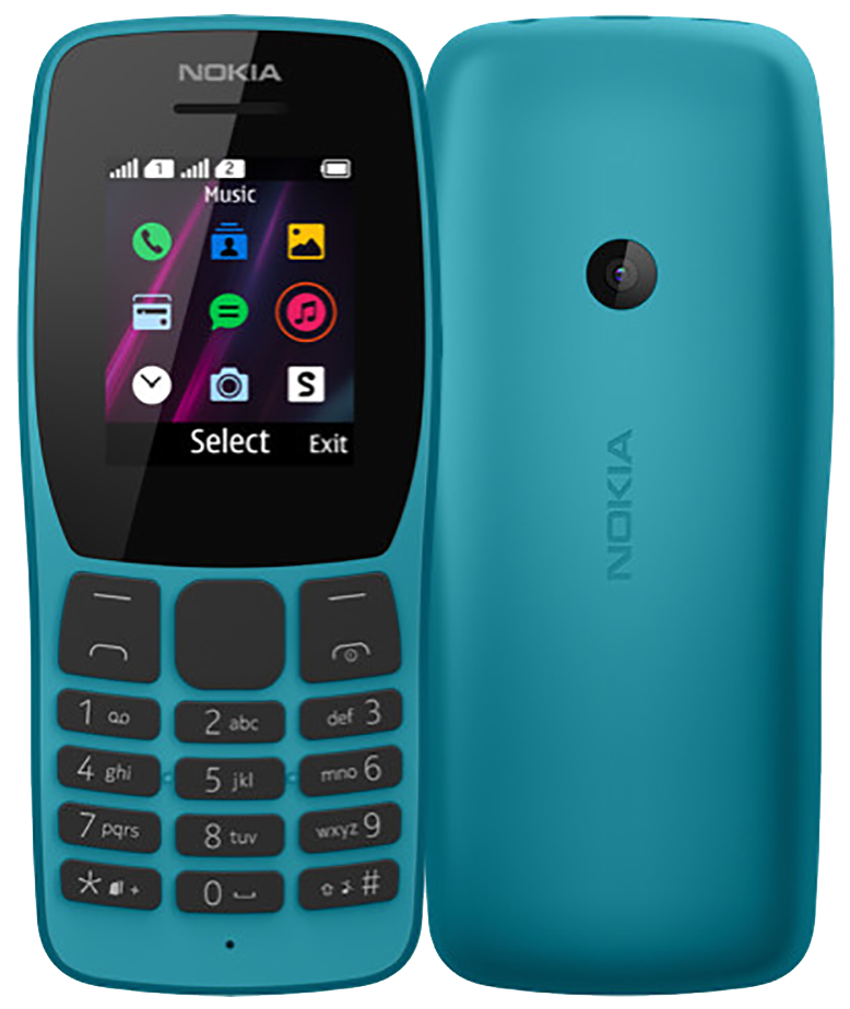 Nokia 110 (2019) Dual-SIM TA-1192 blau - Ohne Vertrag