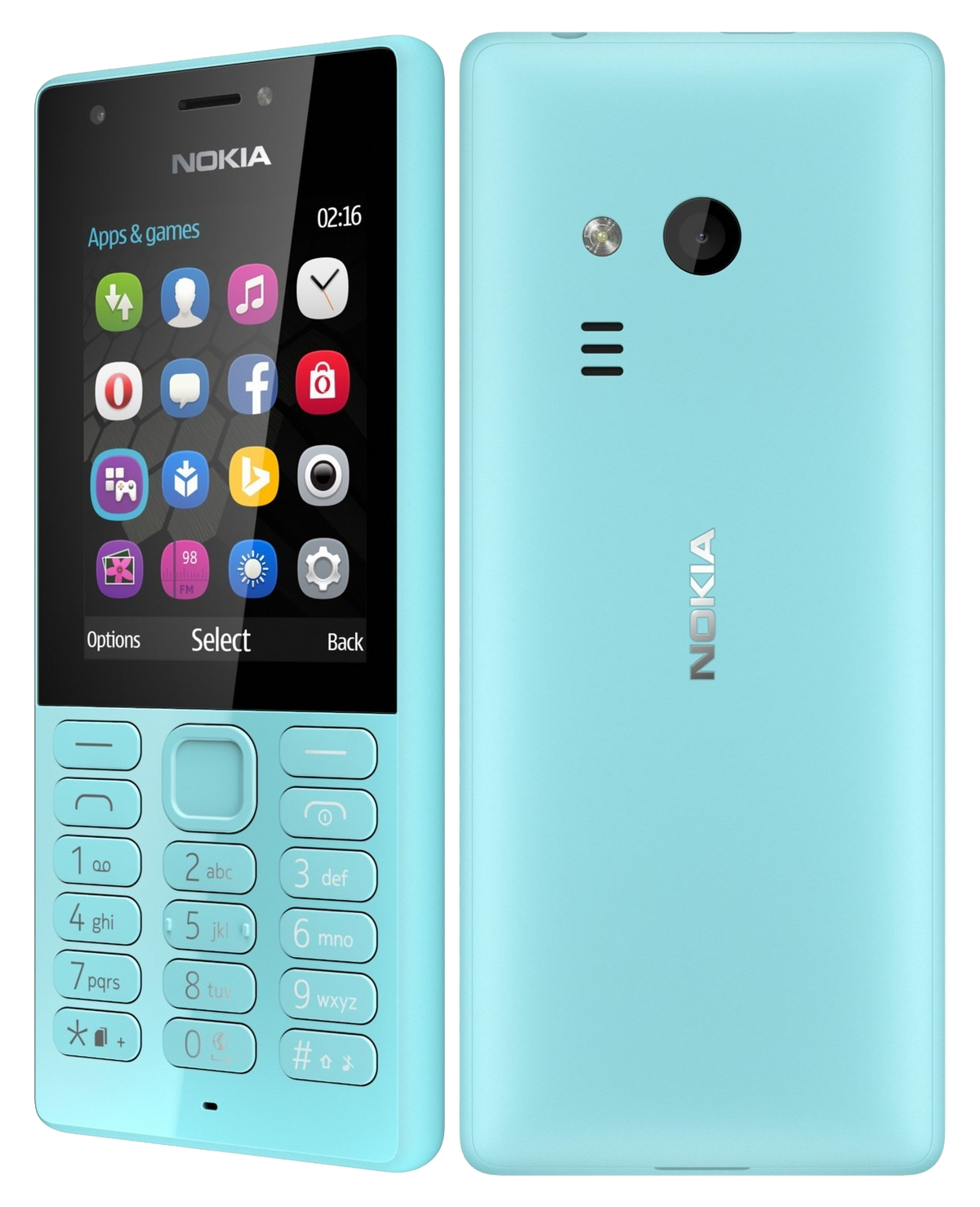 Nokia 216 Dual-SIM blau - Ohne Vertrag