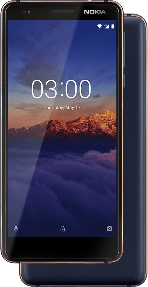 Nokia 3.1 Dual-SIM blau - Ohne Vertrag