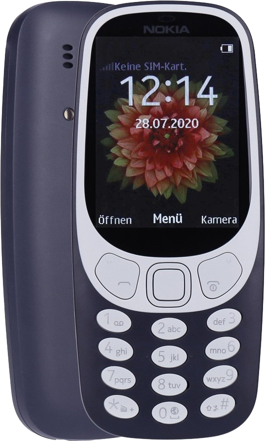 Nokia 3310 Single-SIM blau - Ohne Vertrag