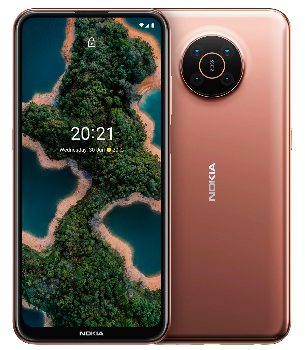 Nokia X20 Dual-SIM braun - Ohne Vertrag