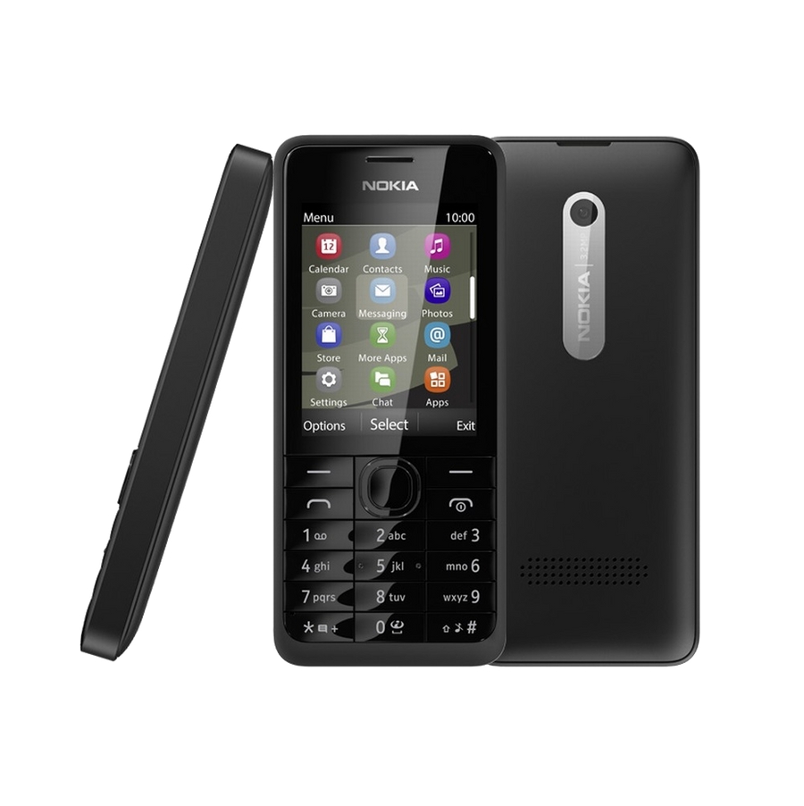 Nokia 301 shcwarz - Ohne Vertrag