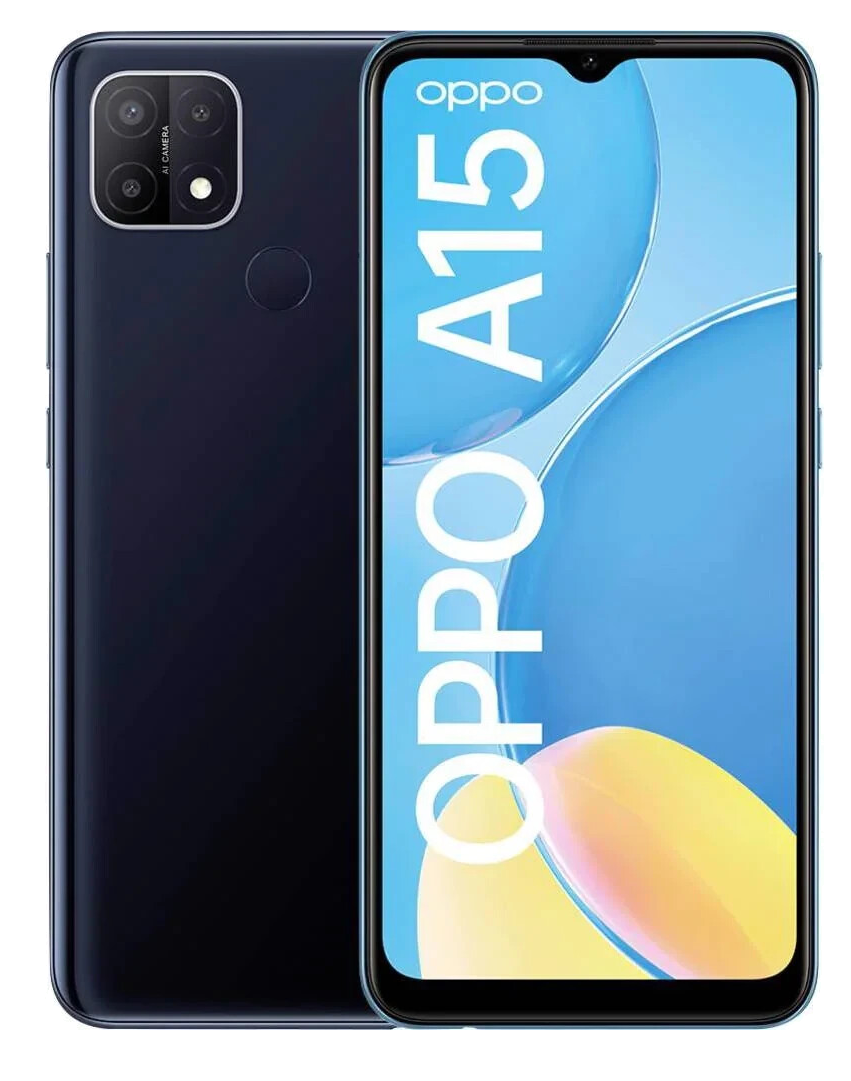 OPPO A15 Dual-SIM schwarz - Onhe Vertrag