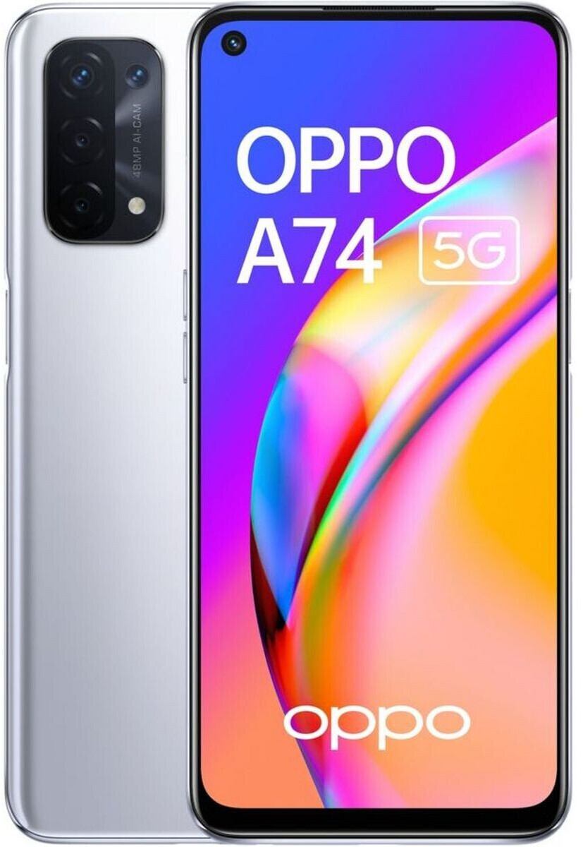 Oppo A74 5G Dual-SIM silber - Ohne Vertrag