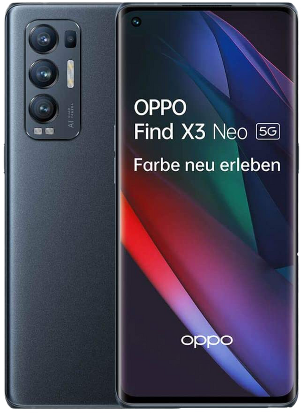 OPPO Find X3 Neo 5G Dual-SIM schwarz - Onhe Vertrag
