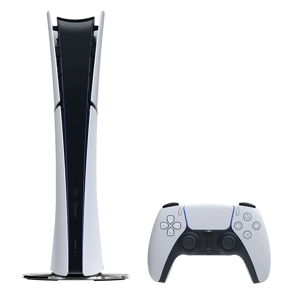 Sony PlayStation 5 Slim (PS5 Slim) Digital Edition Fortnite Cobalt Star Bundle weiß - Ohne Vertrag