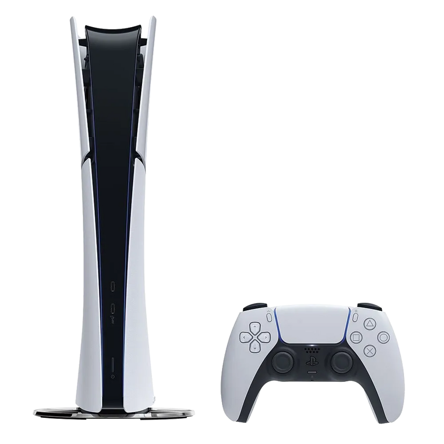 Sony PlayStation 5 Slim (PS5 Slim) Digital Edition Fortnite Cobalt Star Bundle weiß - Ohne Vertrag