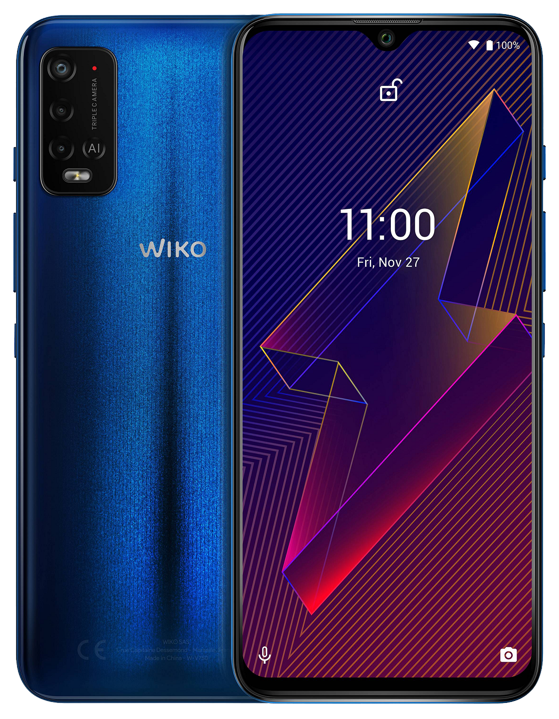 Wiko Power U20 Dual-SIM blau - Onhe Vertrag