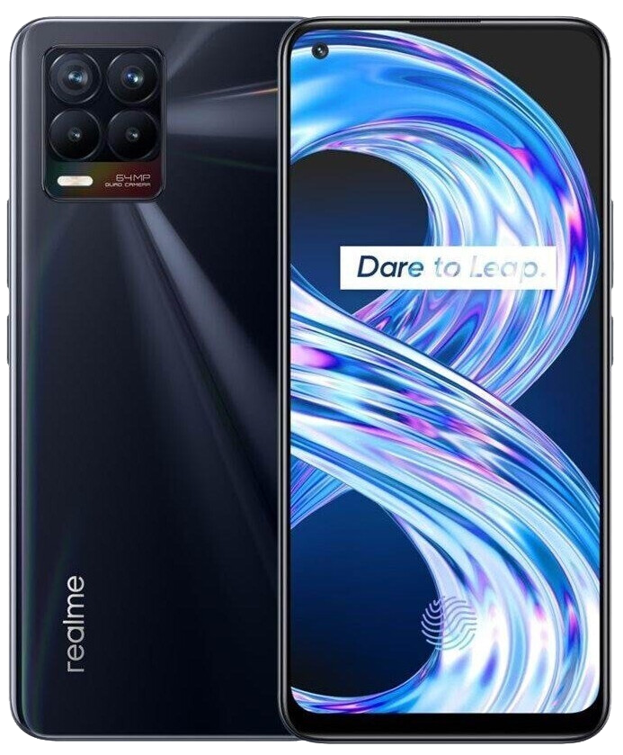Realme 8 Dual-SIM 4 GB RAM schwarz - Ohne Vertrag