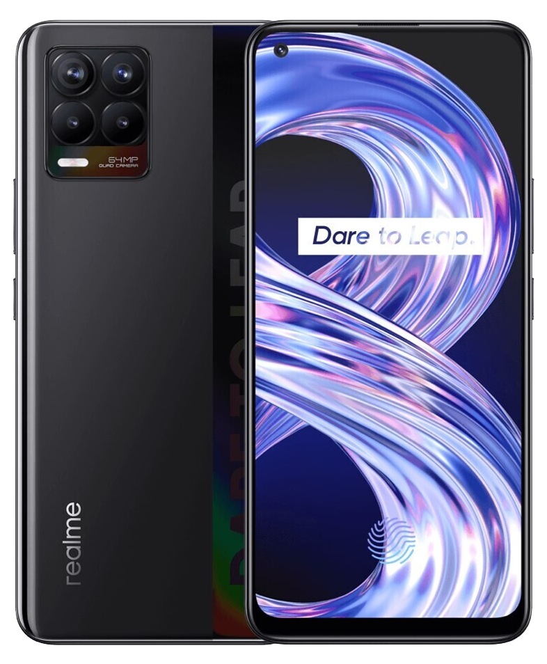 Realme 8 Dual-SIM 6 GB RAM schwarz - Ohne Vertrag