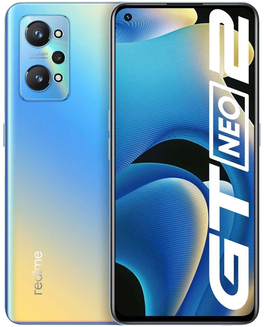 Realme GT Neo 2 5G Dual-SIM blau - Ohne Vertrag